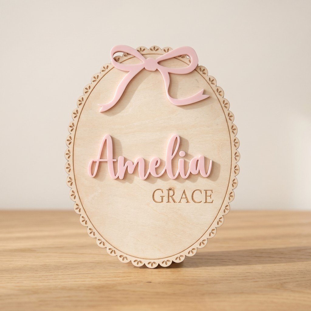 1Pc Custom Bow Lace Edge Baby  - Home Decor Diy ulasan dan harga