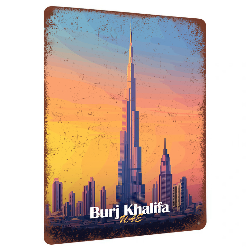 Burj Khalifa Dubai UAE Skyline - Home Decor Uae ulasan dan harga