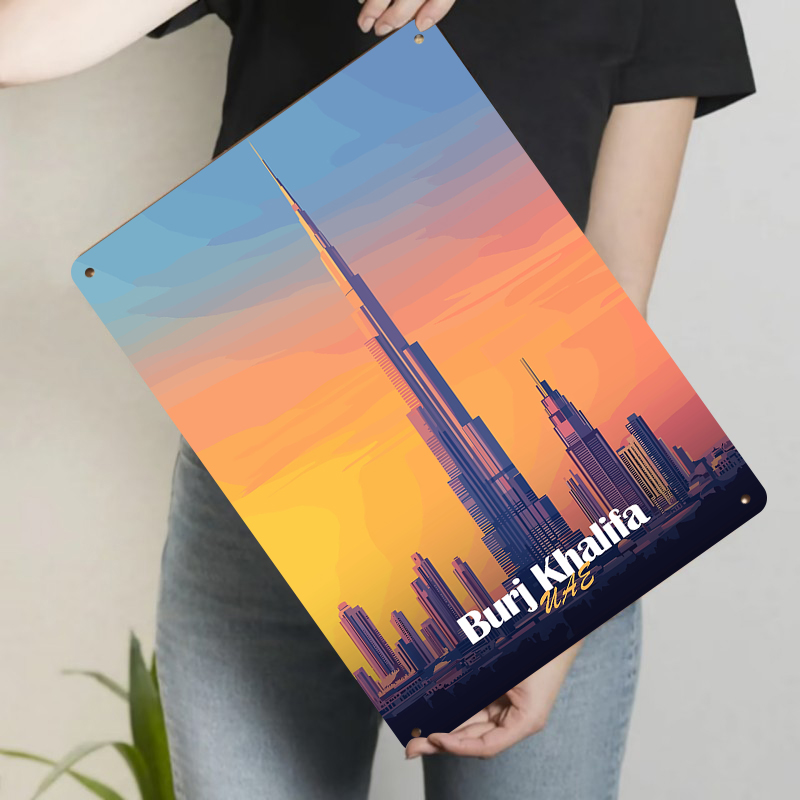 Burj Khalifa Dubai UAE Skyline - Home Decor Uae ulasan dan harga