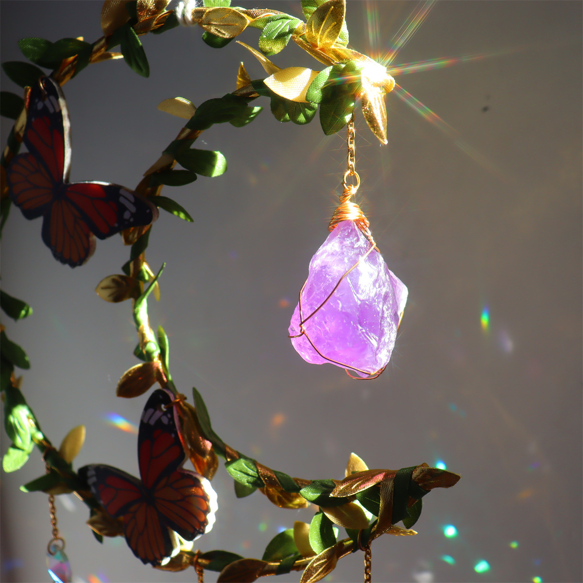 Nature-Inspired Sun Catchers & - Crystal Sun Catcher ulasan dan harga