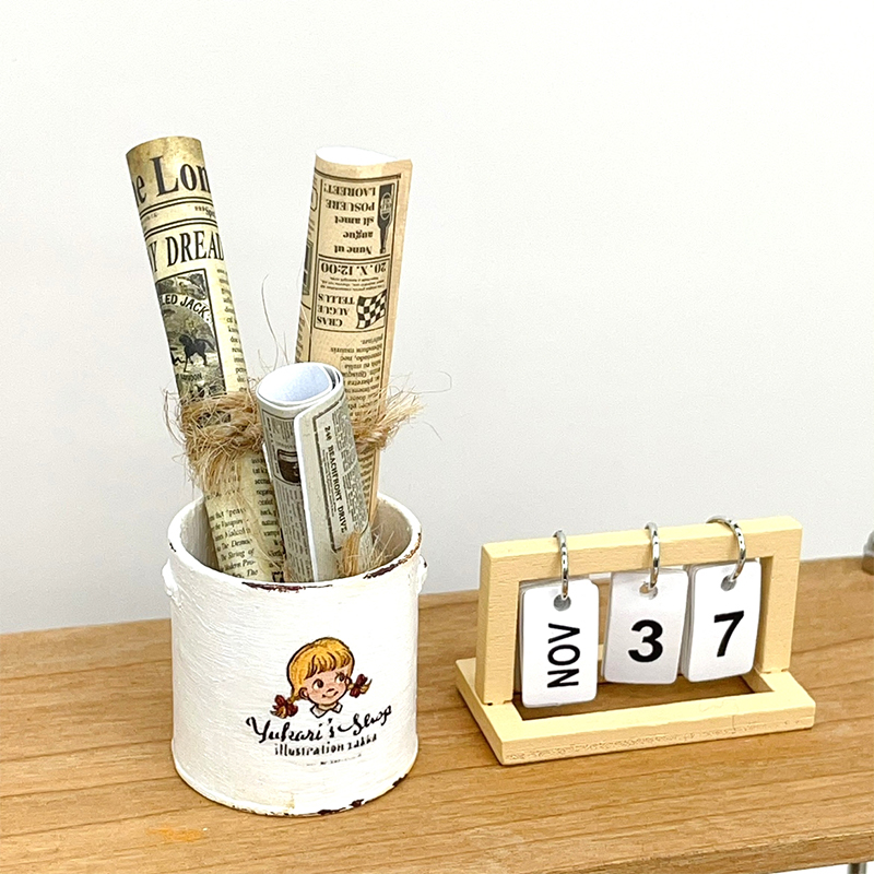 5Pcs Dollhouse Miniature Kraft - Home Decor Magazine ulasan dan harga