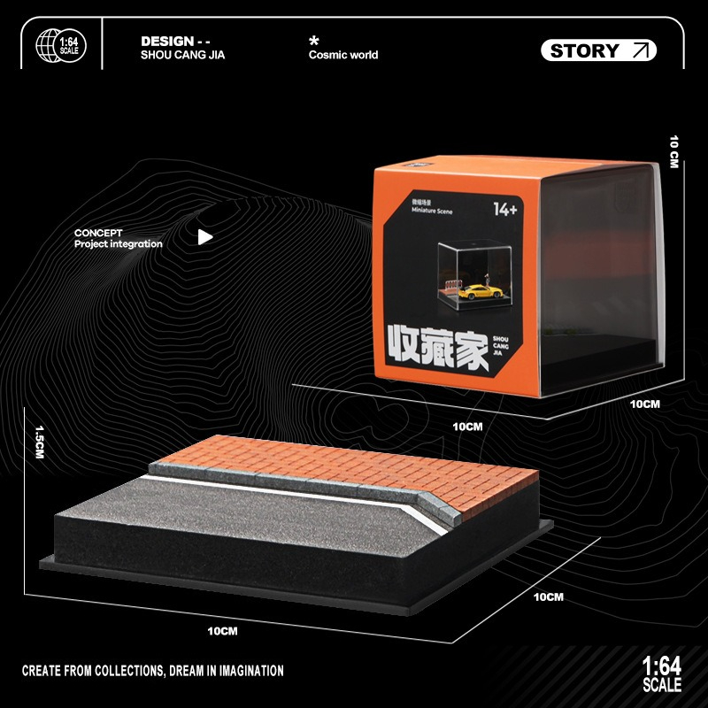 Miniature Scene of Street Pave - Home Decor Collection ulasan dan harga