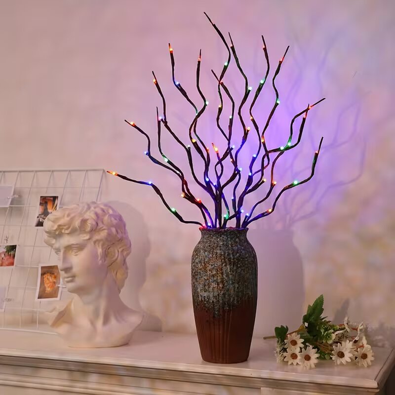 1/2PC 20LED Cherry Blossom Tre - Home Decor Vase ulasan dan harga