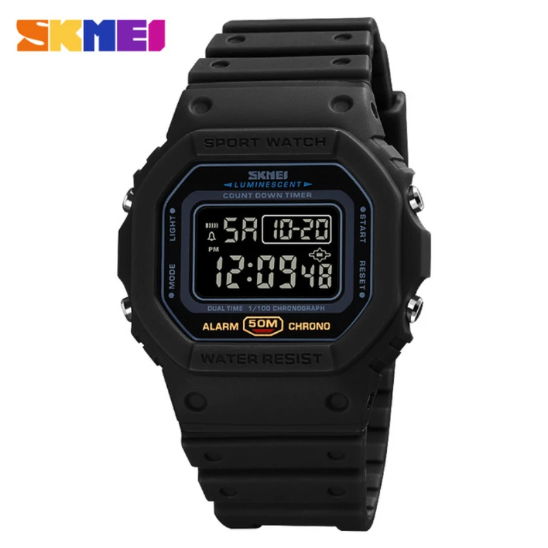 Skmei 1628 Military Digital Wa - Vintage Alarm Clock ulasan dan harga