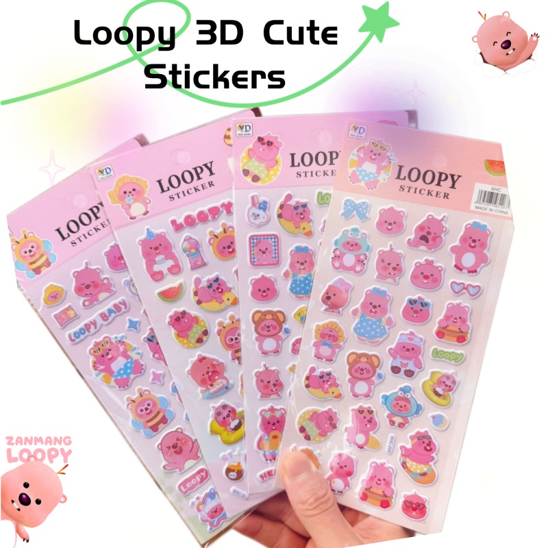 New Pororo Anime Cute Loopy 3D - Home Decor Tv ulasan dan harga