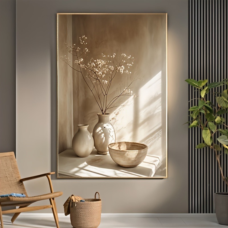 Art Deco Retro Floral Vase Can - Home Decor Vase ulasan dan harga