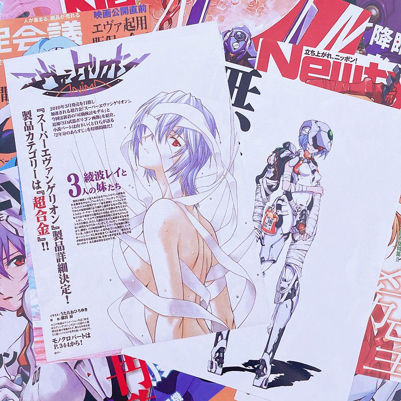 10/20/40pcs Evangelion Ayanami - Home Decor Magazine ulasan dan harga