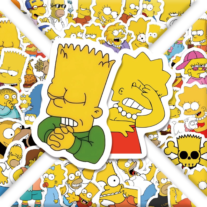 The Simpsons Homer Marge Bart  - Home Decor Tv ulasan dan harga