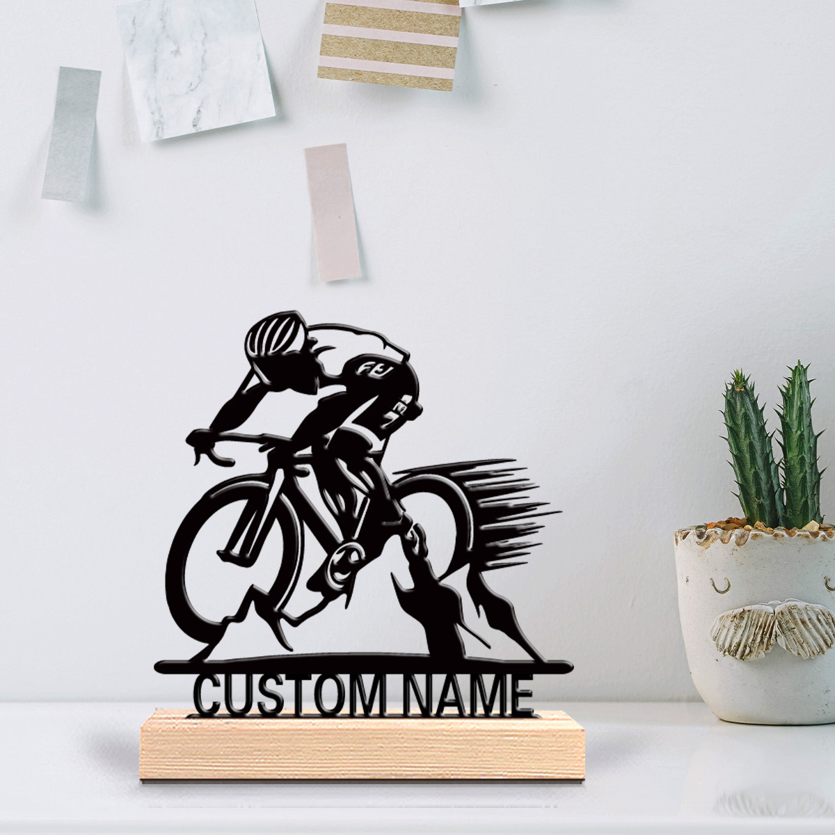 1pc Road cycling Custom Letter - Wooden Letter Sign ulasan dan harga