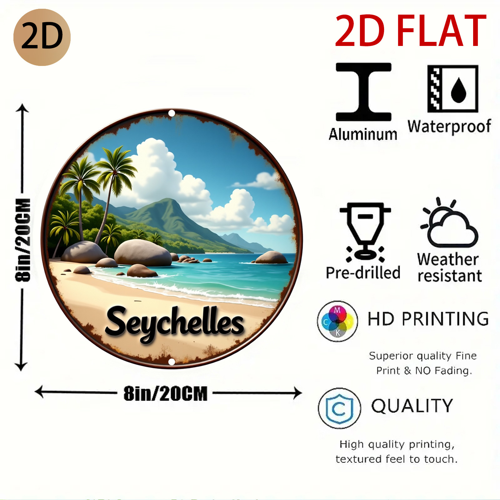 2D Flat, 2d Flat Seychelles Be - Home Decor Logo Design ulasan dan harga