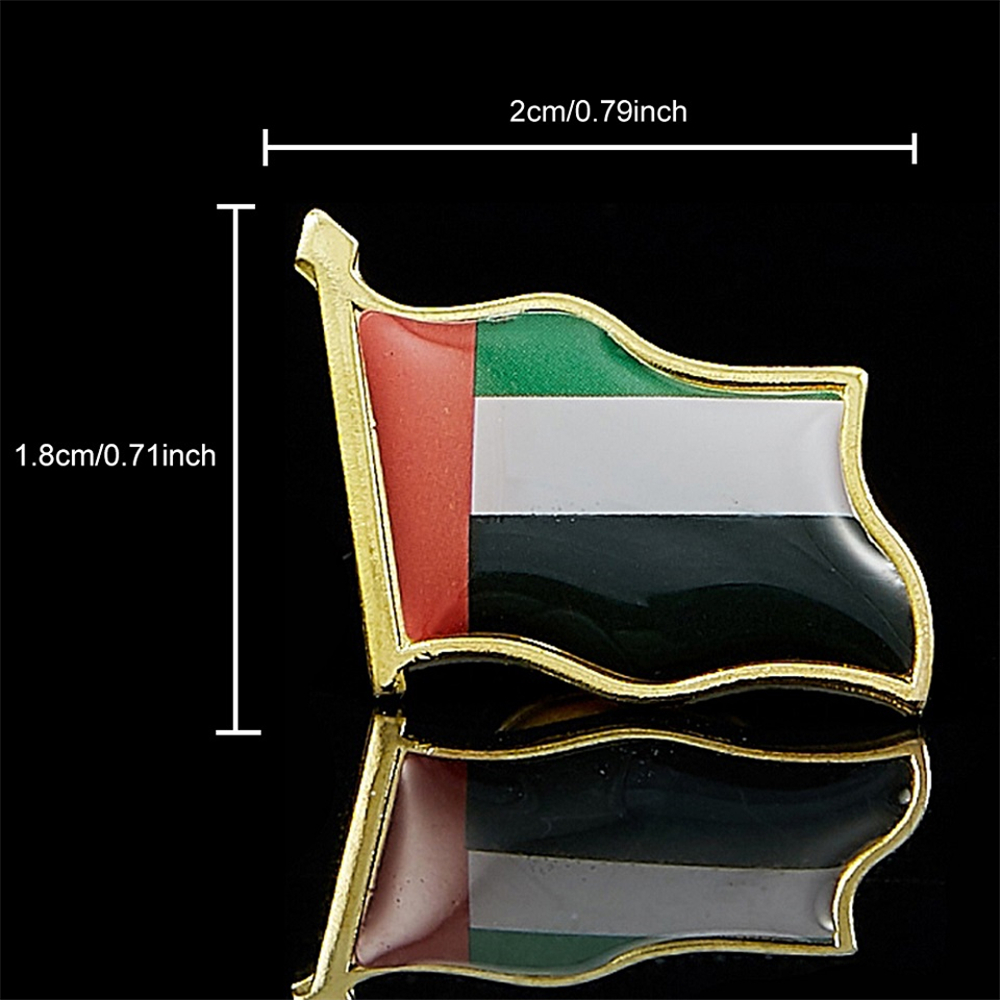United Arab Emirates Flag Pin  - Home Decor Uae ulasan dan harga