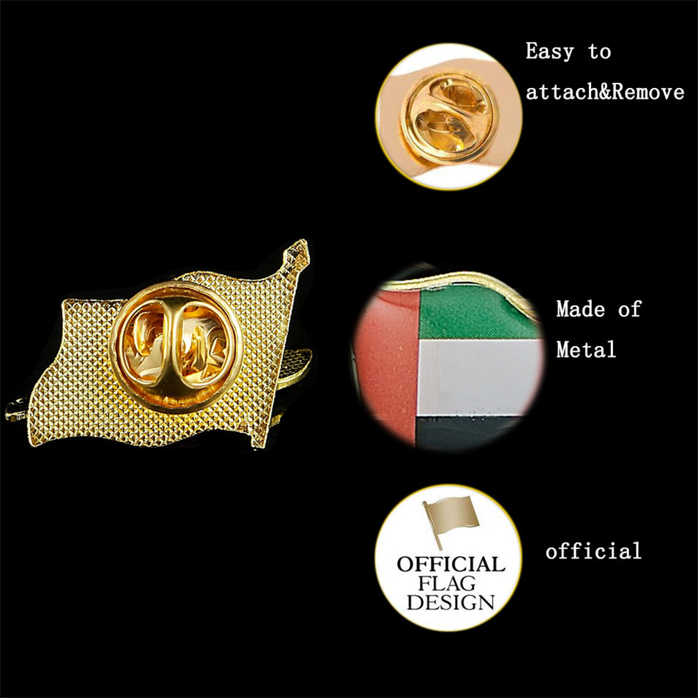 United Arab Emirates Flag Pin  - Home Decor Uae ulasan dan harga