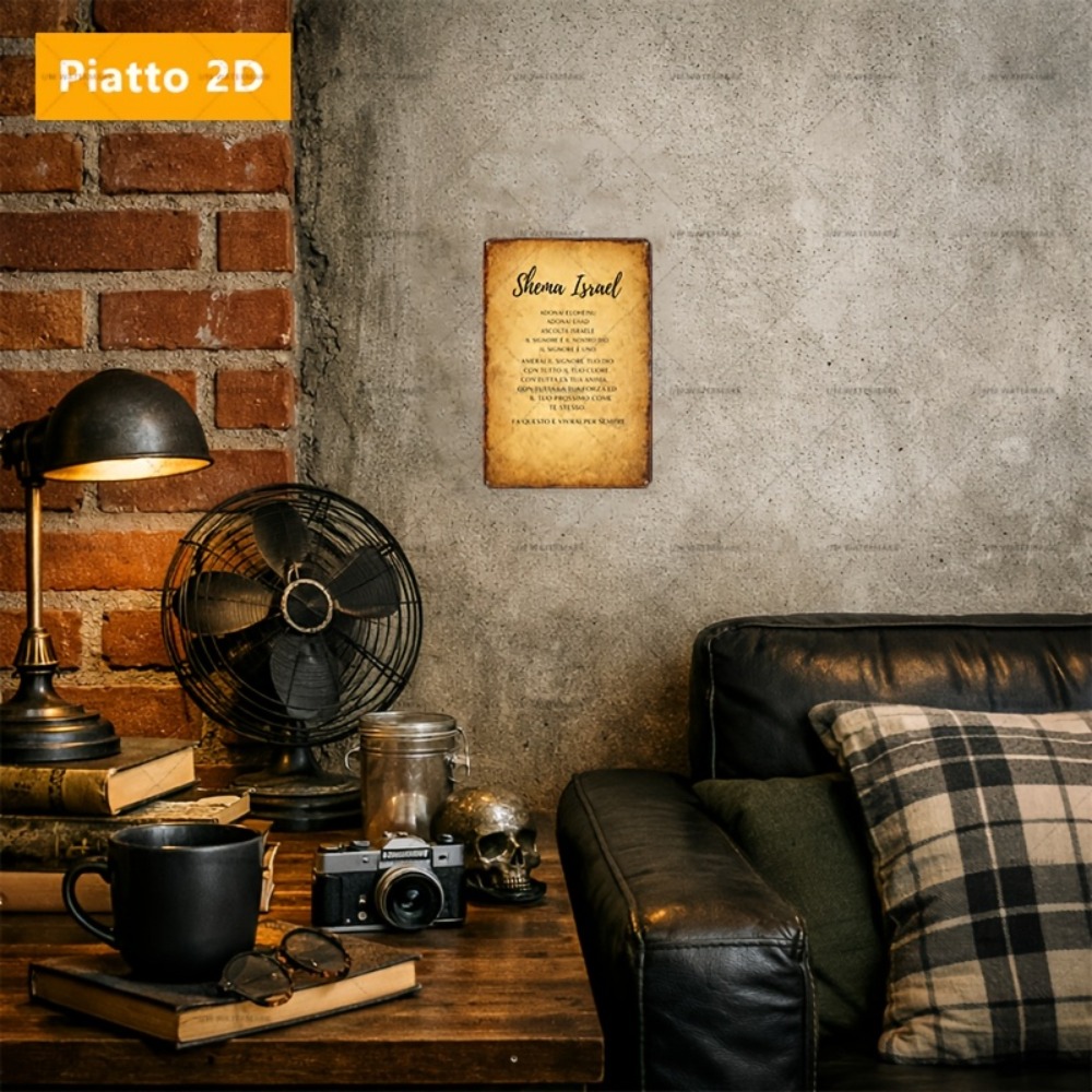 CIFBUY  Hebrew Scripture Alumi - Home Decor You ulasan dan harga