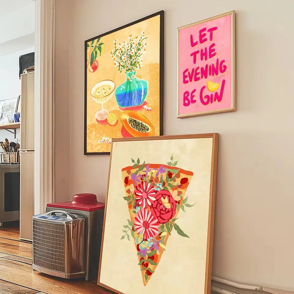 Just Eat It Food Drinks Poster - Home Decor Vase ulasan dan harga