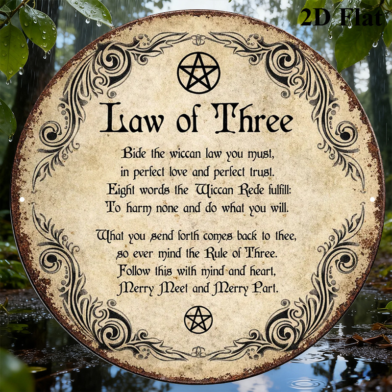 CIFBUY Vintage Wicca Triple Go - Home Decor You ulasan dan harga