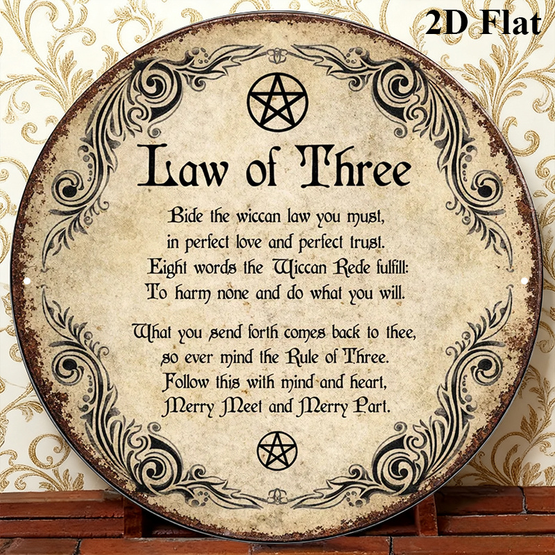 CIFBUY Vintage Wicca Triple Go - Home Decor You ulasan dan harga