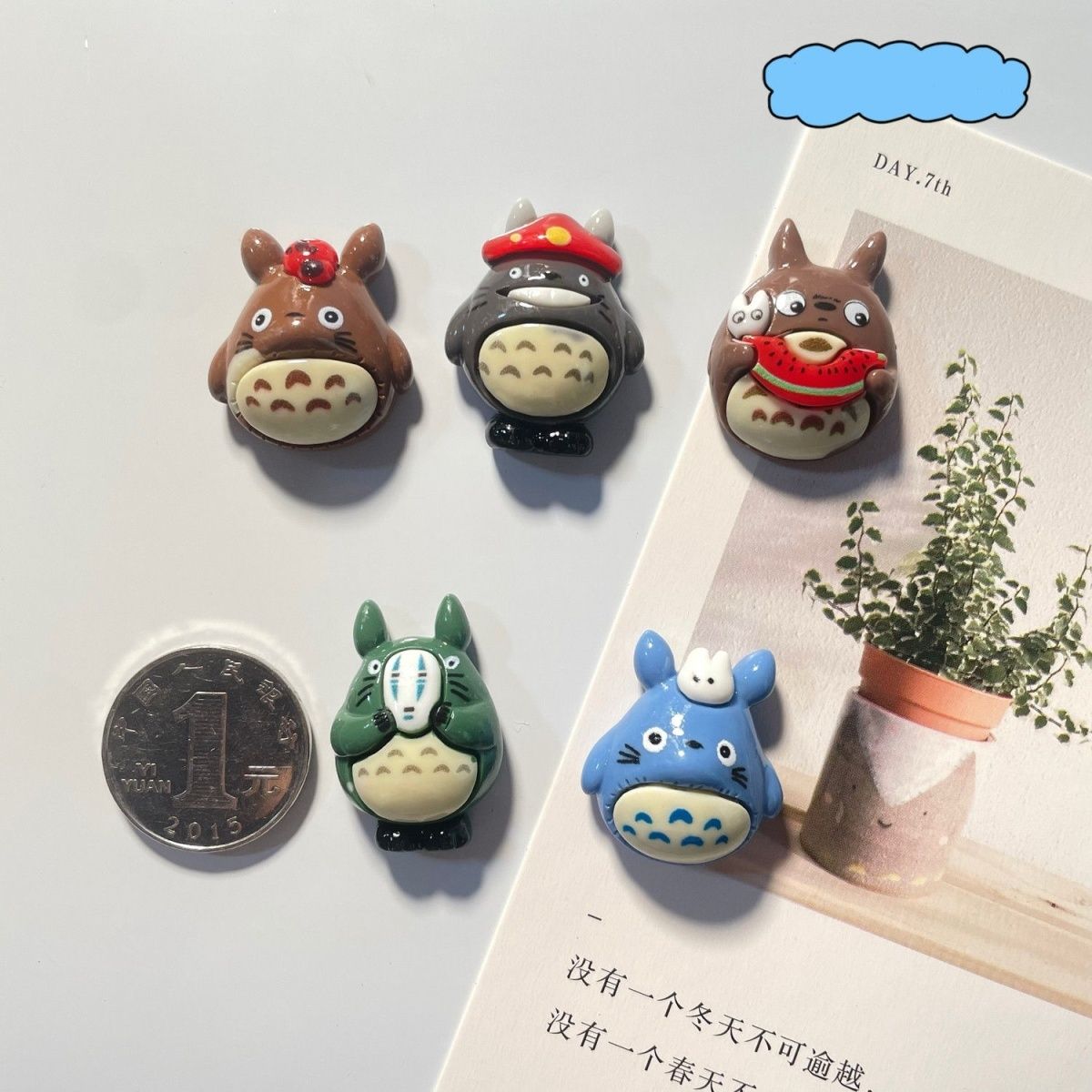 Totoro Anime Resin Fridge Magn - Home Decor Solution ulasan dan harga