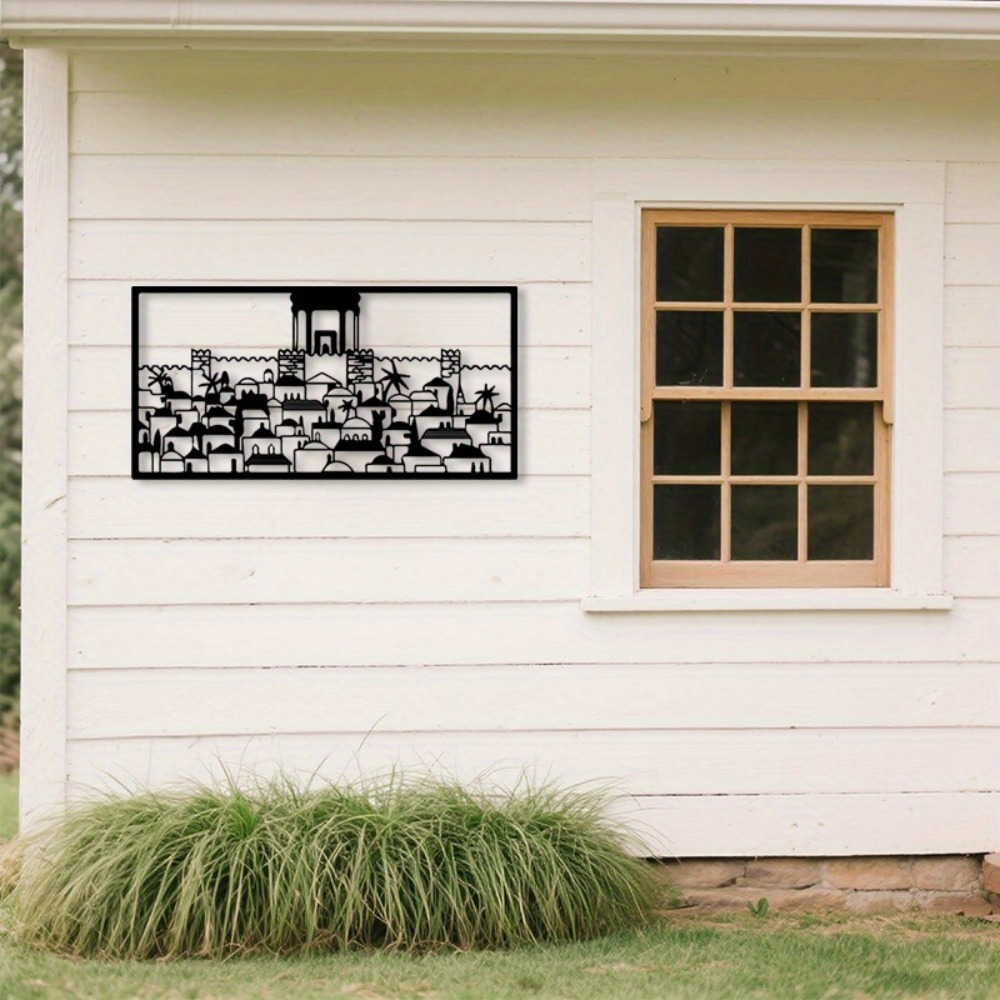 CIFBUY Metal Wall Art Jerusale - Home Decor You ulasan dan harga