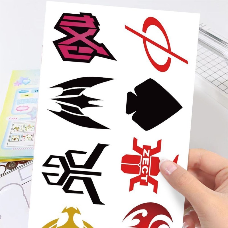 60 Sheets Kamen Rider Logo Sti - Home Decor Tv ulasan dan harga