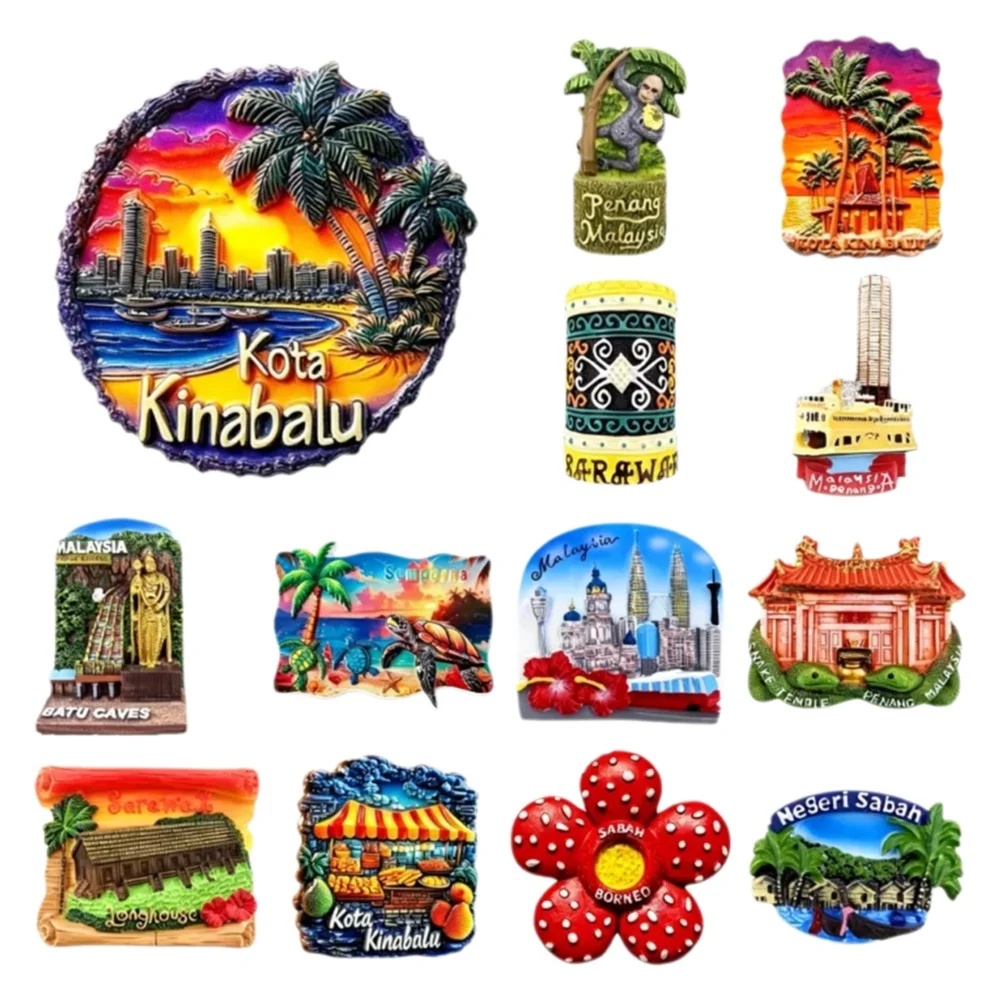 Malaysia 3D Fridge Magnets, Ku - Home Decor Kuala Lumpur ulasan dan harga